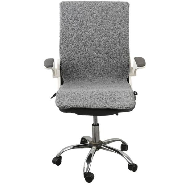 Beheizbares Sitzkissen mit Rückenteil, Akku: Mobile Heizmatte für Zuhause, Auto & Büro, 3 Stufen Wärme, ergonomische Sitzauflage, 45 x 135 cm