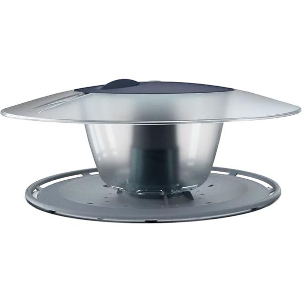 Modernes Vogelhäuschen zum Aufhängen - langlebig & pflegeleicht, stilvolle, steingraue Futterstelle für eine lebendige Tierwelt im Garten