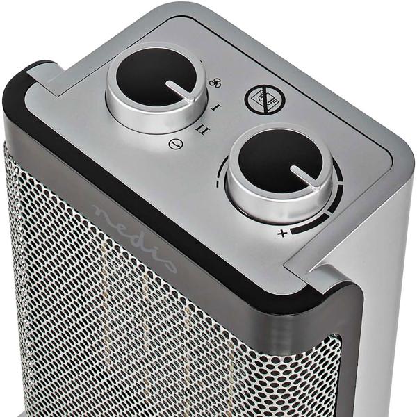 Keramik PTC Heizlüfter 1500W schneller Elektroheizer mit 2 Stufen – sicher, kompakt & effizient für Büro, Camper und Zuhause