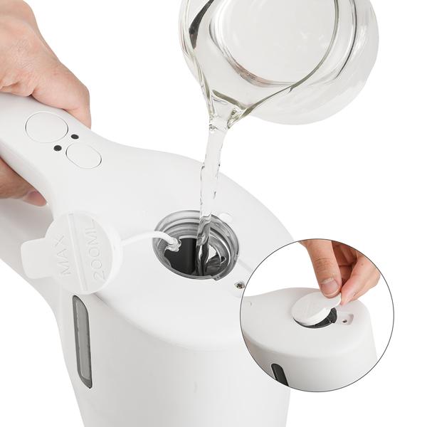 Profi 3in1 Dampfreiniger & Boden-Dampfbesen: 1200W Handgerät gegen Bakterien ohne Chemie für Boden, Bad, Möbel - in 15s startklar