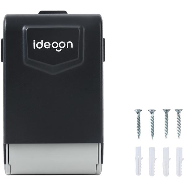 Cassetta di sicurezza per chiavi con codice illuminato a 4 cifre - nascondiglio extra sicuro per chiavi per montaggio a parete; resistente alle intemperie grazie alla copertura protettiva