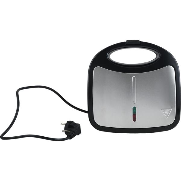 Appareil à sandwich 850 W – plaques antiadhésives, poignée Cool Touch – préparation rapide de 2 sandwiches