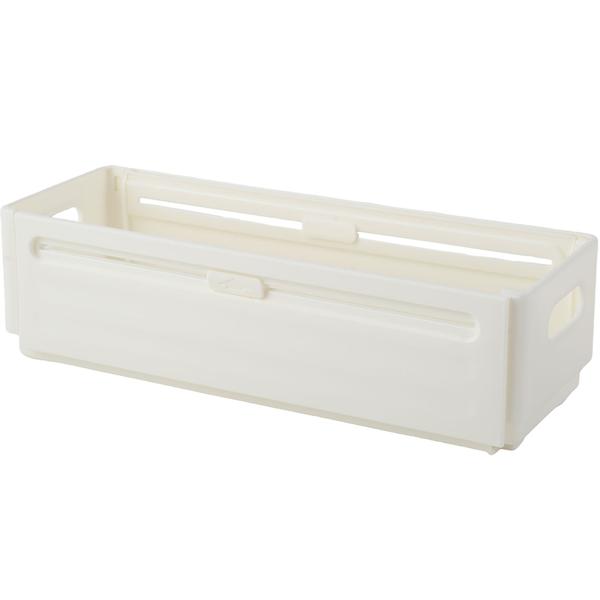 12 bacs de rangement extensibles pour cuisine (28-48 cm) – rangement ajustable pour plus d’ordre dans les placards et le réfrigérateur – pliants, blancs