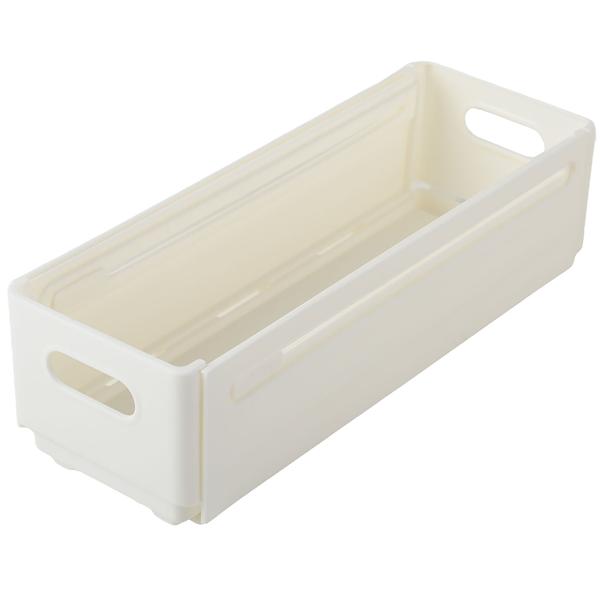 12 bacs de rangement extensibles pour cuisine (28-48 cm) – rangement ajustable pour plus d’ordre dans les placards et le réfrigérateur – pliants, blancs