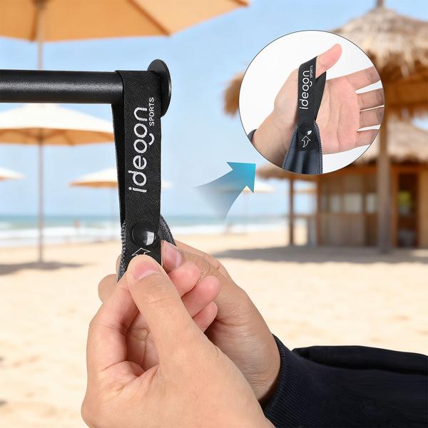 2er-Set Microfaser Handtuch 200x100 cm in Anthrazit, grosses Sporthandtuch schnelltrocknend & ultraleicht, Reisehandtuch inklusive Aufbewahrungsbox