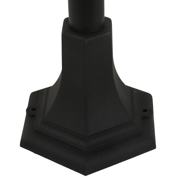 Solar-LED-Gartenlaterne mit PIR Bewegungssensor 90° & 6m Reichweite, IP44 Wasserfest, E27 Filament Lampe, 3 Modi, 111,5 cm, Aussenleuchte