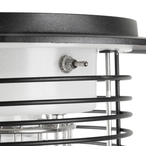 6 lampes de jardin solaires en acier inoxydable avec destructeur de moustiques, balises LED 2 en 1, lumière blanc chaud 300 lm, UV de 15 lm contre les insectes, IP44, 25 x 60 cm