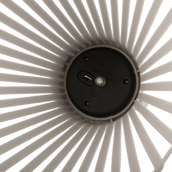 2er-Set Dekorative LED Solar Laterne für Aussen, Moderne Gartenlaterne in Grau mit Tragegriff, Solarlampe im Lamellen-Design für Balkon & Terrasse