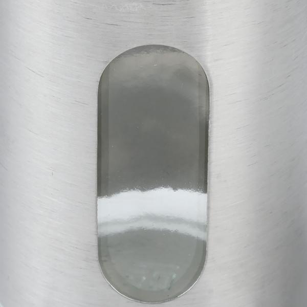 Elegante spargispezie in acciaio inox con finestra di ispezione, set da 6, barattolo da 94 ml per spezie, erbe, sale, pepe, spargitore con 3 dimensioni di fori regolabili