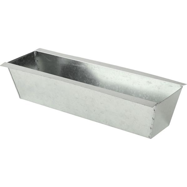 6er-Set Premium Pflanzkasten für Europaletten aus verzinktem Metall, Paletteneinsatz mit 3 Ablauflöchern, Blumenkasten für Palettenmöbel, Silber