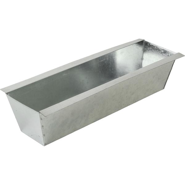 6er-Set Premium Pflanzkasten für Europaletten aus verzinktem Metall, Paletteneinsatz mit 3 Ablauflöchern, Blumenkasten für Palettenmöbel, Silber