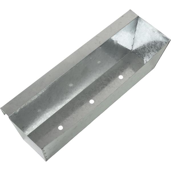 6er-Set Premium Pflanzkasten für Europaletten mit Hängeschiene aus verzinktem Metall,  Paletteneinsatz & Balkonkasten für Geländer bis 2,5 cm Breite, Silber