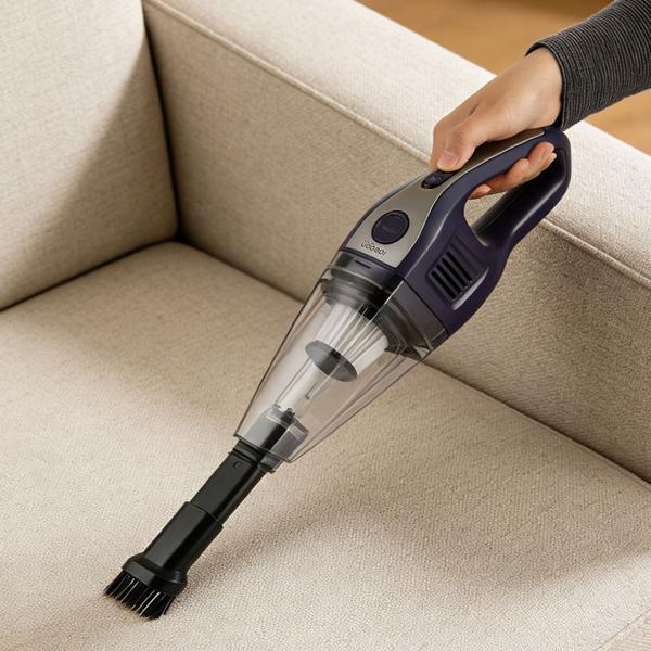 Aspirateur à main sans fil 6800 Pa mini aspirateur puissant, sans fil 2600 mAh Li-Ion 66W aspirateur de table – compact et silencieux pour voiture, bureau, maison