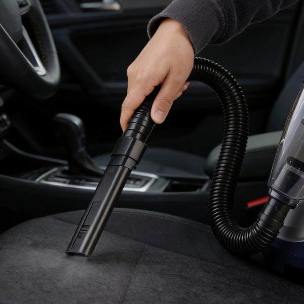 Aspirateur à main sans fil 6800 Pa mini aspirateur puissant, sans fil 2600 mAh Li-Ion 66W aspirateur de table – compact et silencieux pour voiture, bureau, maison