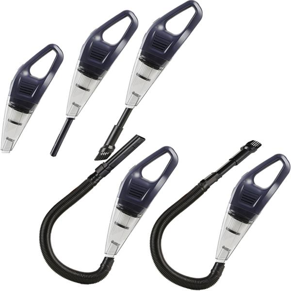 Aspirateur à main sans fil 6800 Pa mini aspirateur puissant, sans fil 2600 mAh Li-Ion 66W aspirateur de table – compact et silencieux pour voiture, bureau, maison