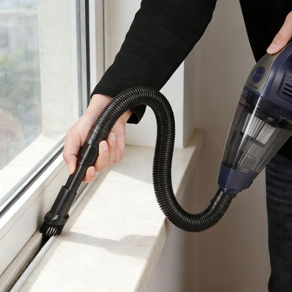 Aspirateur à main sans fil, 15 000 Pa – aspirateur de table sans sac, moteur sans balais silencieux – pour voiture, clavier et plus – accessoires inclus