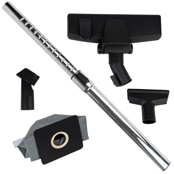 Kompakter Beutelstaubsauger 800W, 17kPa Saugkraft, inkl. wiederverwendbarem Staubbeutel, super leicht & wendig für Hartböden & Teppiche, 5m Kabel