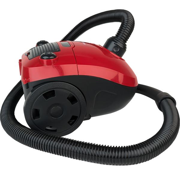 Kompakter Beutelstaubsauger 800W, 17kPa Saugkraft, inkl. wiederverwendbarem Staubbeutel, super leicht & wendig für Hartböden & Teppiche, 5m Kabel