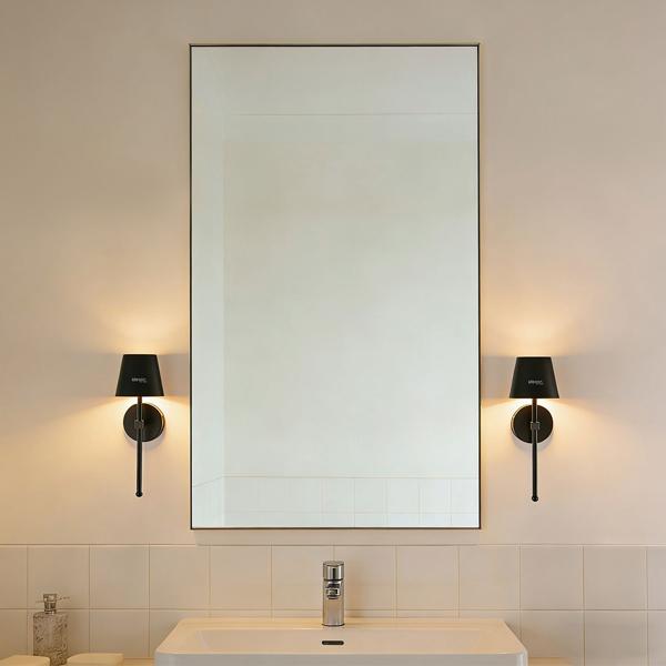 4 appliques LED sans fil avec télécommande – lampes noires, intensité variable, chargement USB – minuterie et capteur tactile