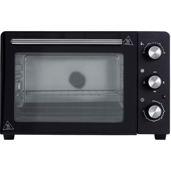 Mini Backofen 30 Liter – 1500W: Kompakter Tischofen mit 230°C und 60 Minuten Timer, inklusive Backblech und Rost