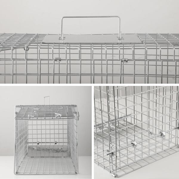 Piège professionnel pour martres – cage réutilisable avec poignée et protection anti-morsures – capture martres et petits rongeurs sans les tuer