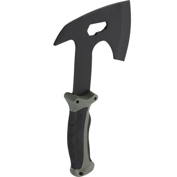 Set survival – accetta, coltello & machete con 3 foderi da cintura, pietra per affilare & firesteel professionale con raschietto – per outdoor, campeggio e avventura