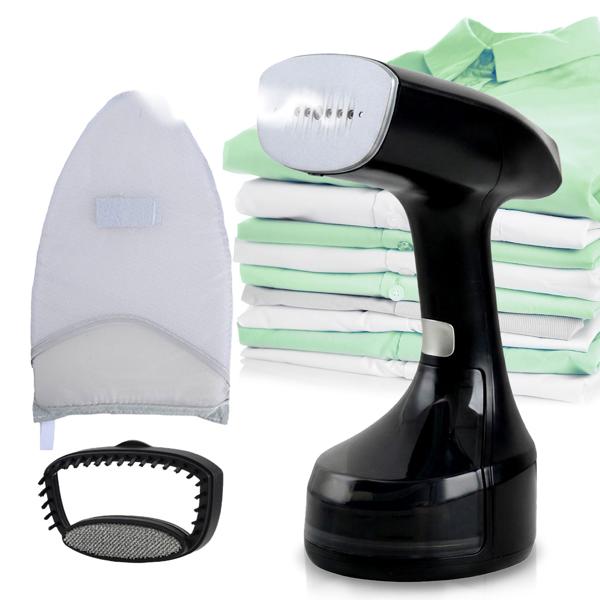 Vaporizzatore manuale 1.900 W, serbatoio da 300 ml, 30 g/min di vapore, 3 livelli, inclusi 2 accessori e guanto, spazzola a vapore