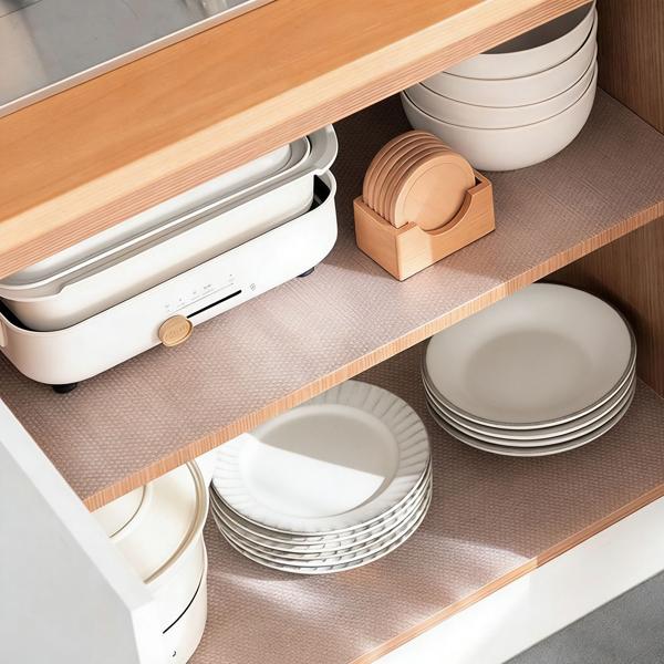 8er Set Antirutschmatte Schublade 50x150cm – Vielseitige Einlegematten für Kühlschrank, Wohnmobil & Küche – Zuschneidbar, BPA-frei, Rutschstopp