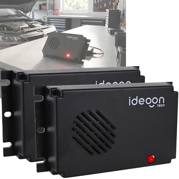 2er-Set Hocheffektive Mobile Marderabwehr mit Ultraschall, batteriebetrieben: Bewährte Tierabwehr für KFZ - Ideal für Motorraum, Haus, Garage & Schuppen