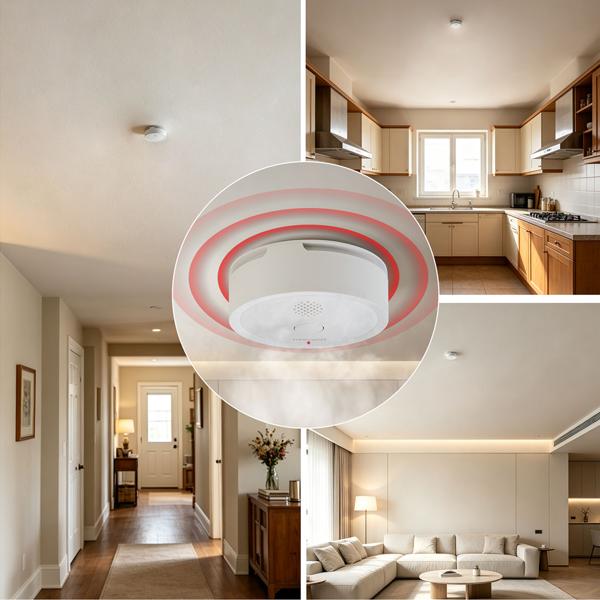 3er Set WLAN Rauchmelder mit App-Benachrichtigung – Smart vernetzter Feuermelder nach EN 14604 mit 85dB Alarm & 5 Jahren CR123A Batterielebensdauer