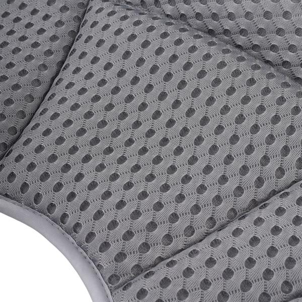 Coussin de bain ergonomique 4D – coussin de luxe avec 6 ventouses, gris foncé – soutien confortable de la nuque et de la tête – détente absolue