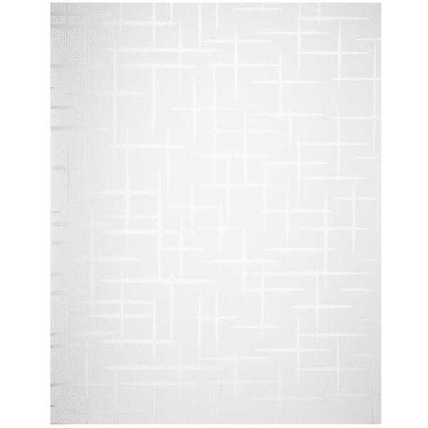 2er-Set 3D Sichtschutzfolie Kreuzdesign für Fenster 45x200 cm - Statisch haftende Blickschutzfolie mit UV-Schutz  - Wiederverwendbare Dekofolie