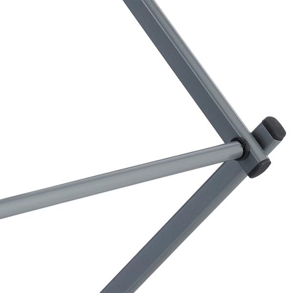 Turm-Wäscheständer klappbar, Grau - Platzsparender Wäscheturm & Standwäschetrockner aus Metall - 6 Ebenen, stabil & kompakt für kleine Räume