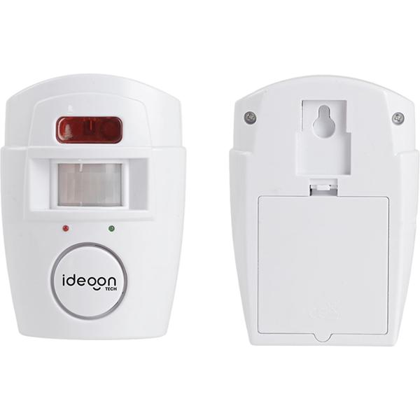 Système d’alarme PIR avec 2 télécommandes – sirène puissante de 105 dB – protège garage, bureau et pièces – montage facile