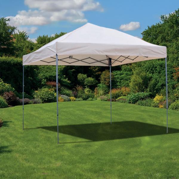 Barnum pliant ultra-compact 3 x 3 m – tonnelle mobile et solide avec sac de transport – pour événements, marchés, fêtes, camping