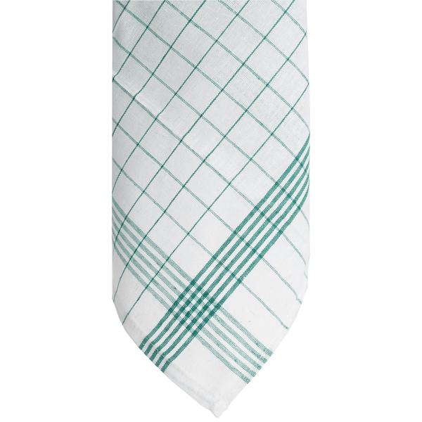 10er-Set Geschirrtücher aus 100% Baumwolle, 50x70 cm - Grün Kariert - Saugstarke Küchentücher für Haushalt & Gastro, Oeko-Tex, Premium Abtrockentücher