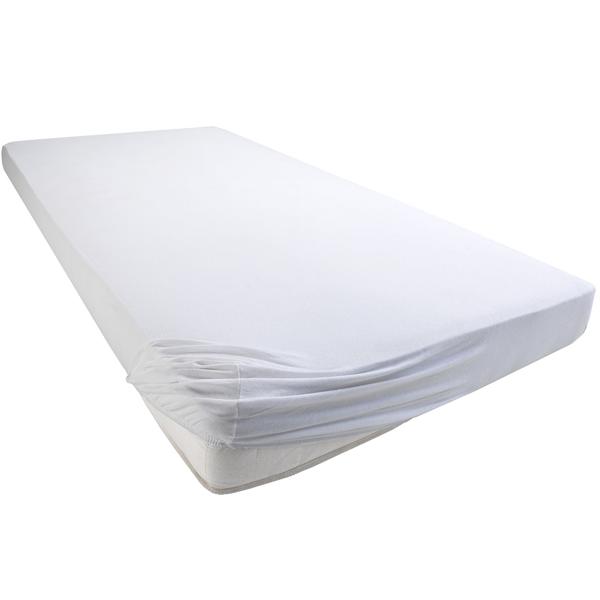 Drap-housse premium pour lit boxspring & lit à eau - blanc, 140-160x220 cm - 190 g/m2 coton/élasthanne - hauteur de bonnet 40 cm - Oeko-Tex - sans repassage & doux