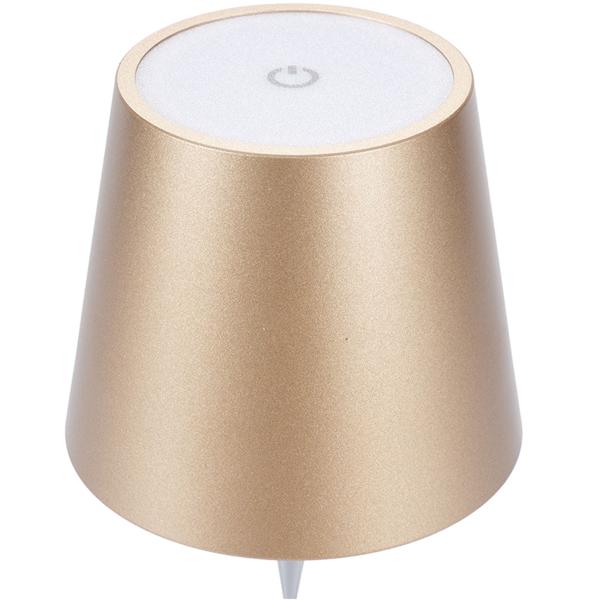 Set da 2 lampade a bottiglia, batteria 8 h: dimmerabili – 3600 mAh – 3 colori di luce, oro – illuminazione d’atmosfera – luce per bottiglia con paralume in metallo