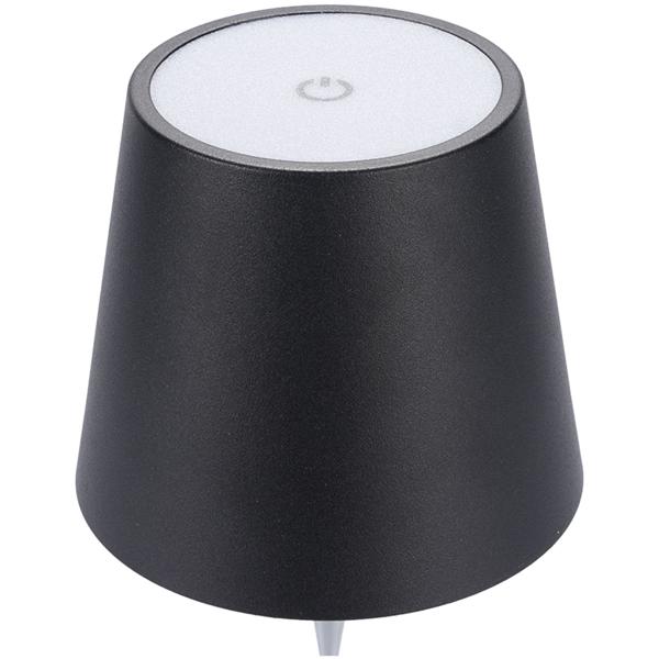 Set da 2 lampade a bottiglia, batteria con autonomia 8 h: dimmerabili – 3600 mAh – 3 colori di luce, nero – illuminazione d’atmosfera – luce per bottiglia con paralume in metallo
