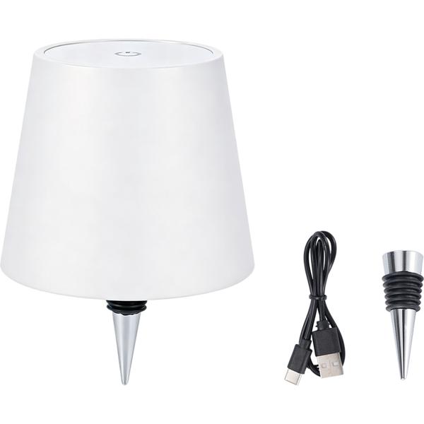 Set di 2 lampade per bottiglia, batteria da 8 h: dimmerabili – 3600 mAh – 3 colori di luce, bianco – illuminazione d’atmosfera – luce decorativa per bottiglia con paralume in metallo