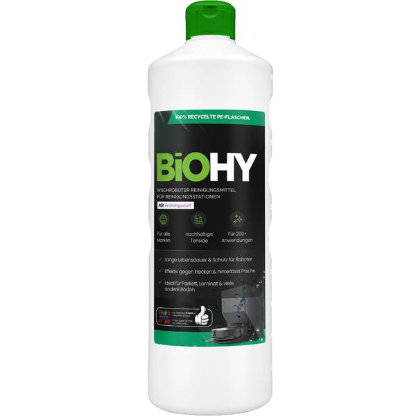 Nettoyant pour sols concentré efficace pour stations de nettoyage de robots laveurs, parfum de printemps, végan, 1 L, biodégradable, à séchage rapide