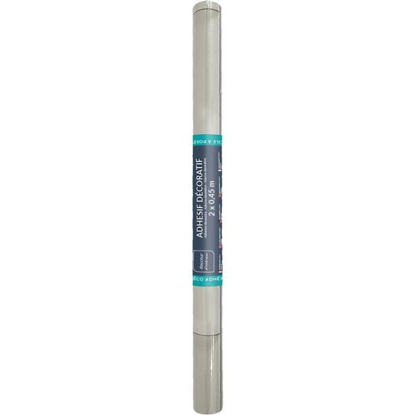 2er-Set Stilvolle Klebefolie in Backsteinoptik, weiss – Hochwertige Dekofolie, selbstklebend, 45cmx200cm