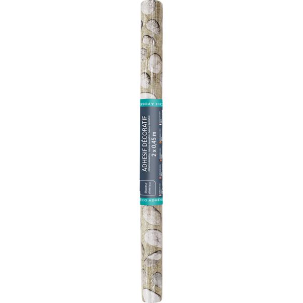 Moderne Klebefolie mit Kieselsteinmuster, grau – Hochwertige Dekofolie, selbstklebend, 45cmx200cm