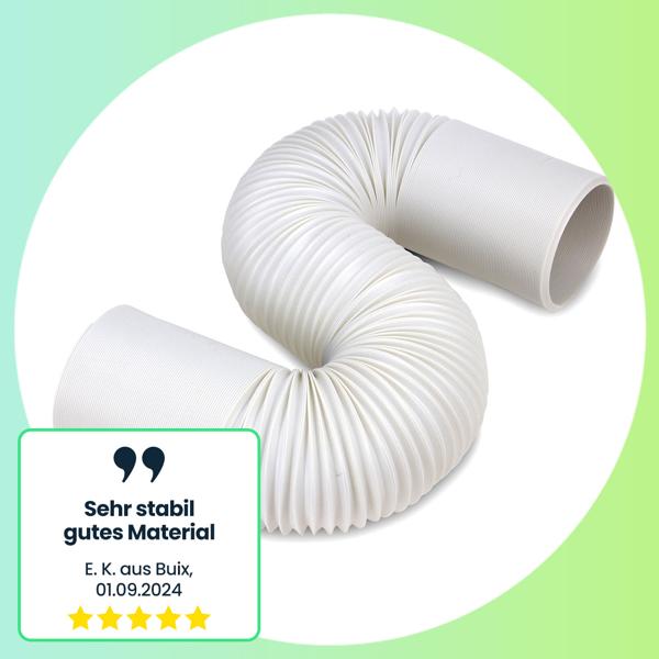 Universeller Abluftschlauch für Monoblock Klimaanlagen 3m – Hohe Leistung & Einfache Anwendung, Robust & Flexibel