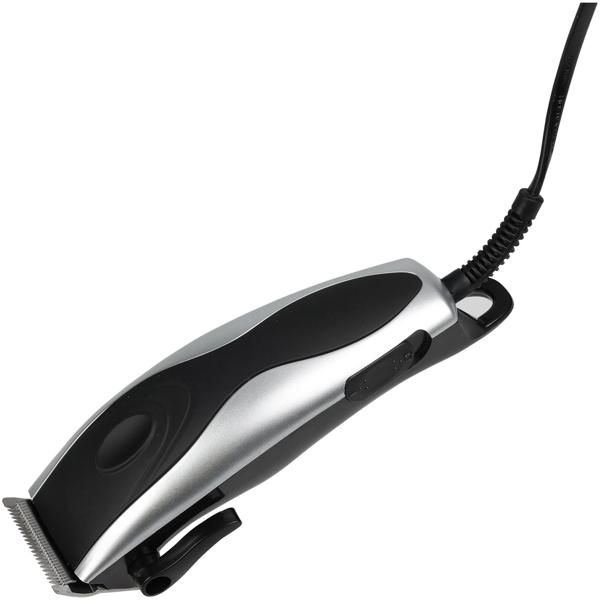 Haar- und Bartschneider 10-tlg. Set - Für modische Kurzhaarfrisuren & gepflegte Bärte - 4 Aufsätze (3, 6, 9, 12mm), leisem Motor, Kamm & Öl