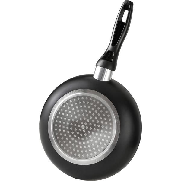 Lot de 3 Poêles à Frire Antiadhésives - Aluminium Solide Ø 20/24/28 cm - Design Intemporel - Compatible Gaz/Électrique/Céramique/Halogène - Sans PFOA