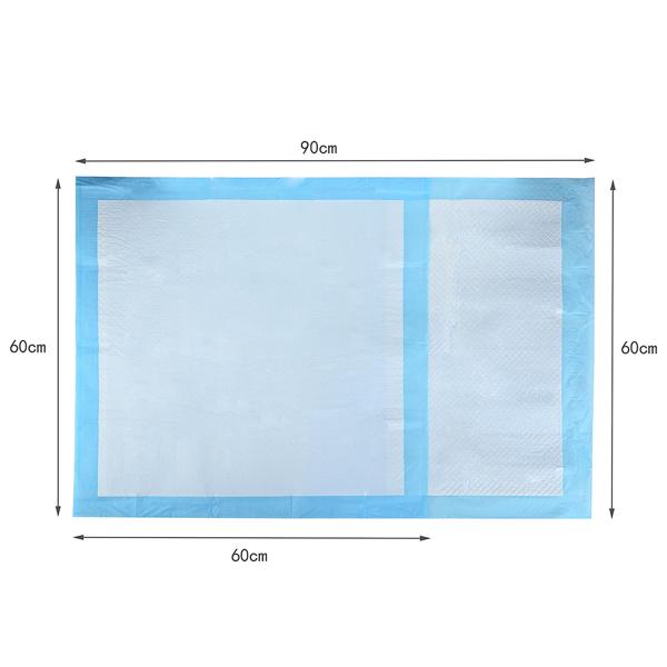 Trainingspads für Hunde (20 Stück): 5-lagige, extra saugfähige Welpenunterlagen, auslaufsicher, 60x90 cm - saugstark u. hygienisch