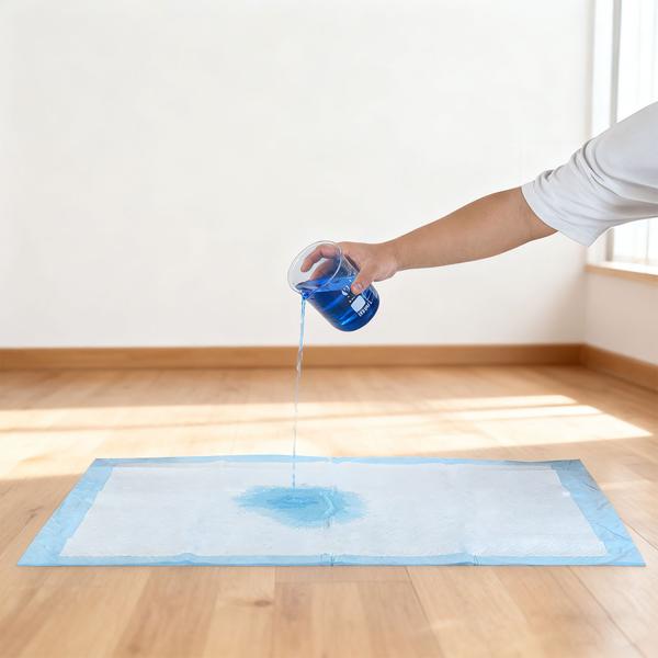 XXL-Packung Trainingspads für Hunde (200 Stück): 5-lagige, extra saugfähige Welpenunterlagen, auslaufsicher, 60x90 cm - saugstark u. hygienisch