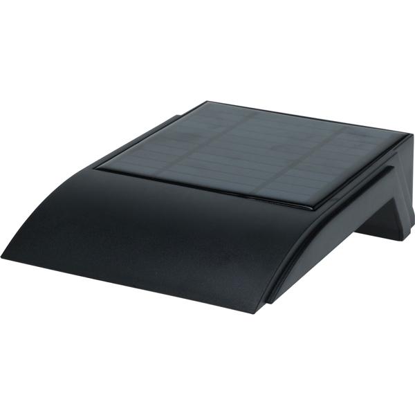 2er-Set Solar-LED-Wandleuchte für Aussenbereiche - PIR-Bewegungssensor, 50 Lumen, schwarz-für Hauseingänge, Gärten, Terrassen - Kabellose Installation