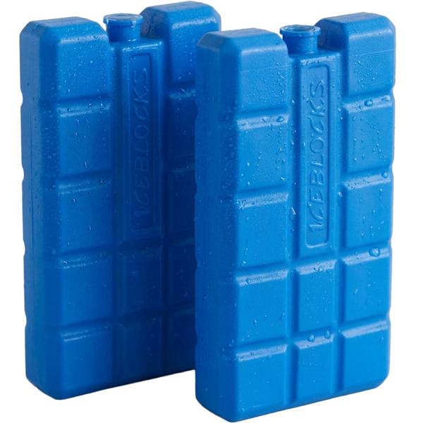 Éléments réfrigérants lot de 2 – accumulateurs de froid 200 g pour sac isotherme et glacière – idéals pour les déplacements, le camping et les pique-niques – bleus, refroidissement longue durée